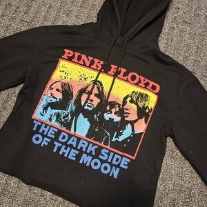 Pink Floyd Black Logo Pullover Hoodie